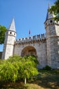 Topkapi Palace, Gate of Salutation, Istanbul Royalty Free Stock Photo