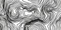 Topo contour map on white contour lines modern map seamless pattern. Abstract wave paper curved reliefs. Topographic map
