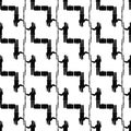 Topographer man pattern seamless vector