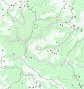 Topographic Map Royalty Free Stock Photo