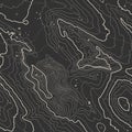 Topographic map background concept with space for your copy. Topography lines art contour , mountain hiking trail Royalty Free Stock Photo