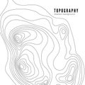 Topographic map contour background pattern. Contour Landscape Map Concept. Abstract Geographic World Topography Map