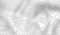 Topographic map contour background. Topo map with elevation. Royalty Free Stock Photo