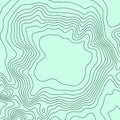 Topographic map lines background. Abstract vector illustration