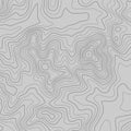 Topographic map lines background. Abstract vector illustration Royalty Free Stock Photo