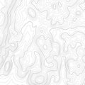 Topographic Map Seamless Pattern. Royalty Free Stock Photo