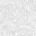 Topographic Map Seamless Pattern