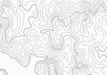 Topographic map vector background. mountains contour map. geographic and cartography pattern