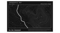 Topographical black and white map Royalty Free Stock Photo