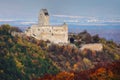 Topolcany castle in Slovakia, autumn time