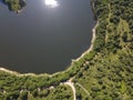 Topolnitsa Reservoir at Sredna Gora Mountain, Bulgaria Royalty Free Stock Photo