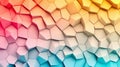 Topology study patterns creating impossible surface textures in gradient colors