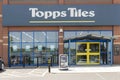 Topps Tiles Grantham Store front in Grantham.