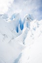 The tops of a glacier Royalty Free Stock Photo