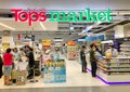 Tops Market in the department store in Petchaburi, Thailand July Royalty Free Stock Photo