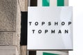 Topshop topman shop sign cologne germany Royalty Free Stock Photo