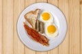 Topside Breakfast Platter Royalty Free Stock Photo