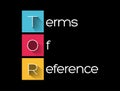 TOR - Terms of Reference acronym