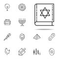 Torah Book icon. Judaism icons universal set for web and mobile Royalty Free Stock Photo