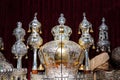 Torah scrolls in the synagogue