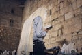 Torah on the table in front of the wailing wall in the old city of Jerusalem Israel