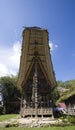 Toraja house faÃÂ§ade Royalty Free Stock Photo