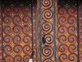 Toraja village, Celebes, Sulawesi, Indonesia. Detail of the house