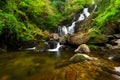 Torc waterfall in Killarney National Park Royalty Free Stock Photo