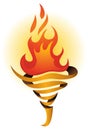 Torch Flame Logo