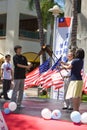 Torch of Peace - Rep of China Taiwan Centennial 6 Royalty Free Stock Photo