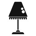 Torcher lamp icon simple vector. Room table design Royalty Free Stock Photo