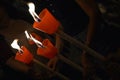 Torchlight procession - Palermo, Italy - Detail