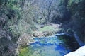 Tordera River under Pont Trencat, San Celoni, Barcelona