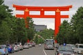 Tori gate in Kyoto