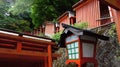 Tori of Taikodani Inari Shrine in Tsuwano Royalty Free Stock Photo