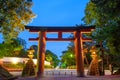 Torii gate, entrance to Kasuga Taisha Shrine, Nara, Japan Royalty Free Stock Photo