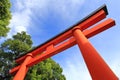 Torii gate in Kyoto, Japan. Royalty Free Stock Photo