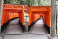 Torii Gates . Fushimi Inari Shrine Fushimi Inari Taisha . Kyoto . Japan