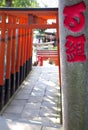 TORII GATES AT UENO TEMPLE, TOKYO Royalty Free Stock Photo