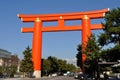 Torii Heian Jingu Royalty Free Stock Photo