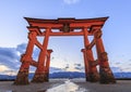 Torii at Itsukushima Shrine