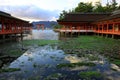 Torii and old japan shine in Miyajima Islands