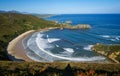 Torimbia beach, Asturia, Spain Royalty Free Stock Photo