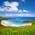 Torimbia beach in Asturias near Llanes Spain Royalty Free Stock Photo