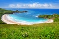 Torimbia beach in Asturias near Llanes Spain Royalty Free Stock Photo