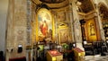 TORINO, ITALY - JULY 7, 2018: Interior of Turin Cathedral Duomo di Torino , built in 1470. It is the Chapel of the Holy