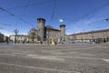 The Castle in Castello Square, city center of Torino (Turin), Italy