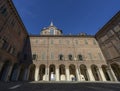 View of the courtyard of the Royal Palace of Torino (Turin), Italy