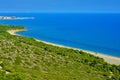 Torn Beach and the coast of Hospitalet del Infant, Spain