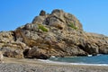 Torn Beach in Hospitalet del Infant, Spain